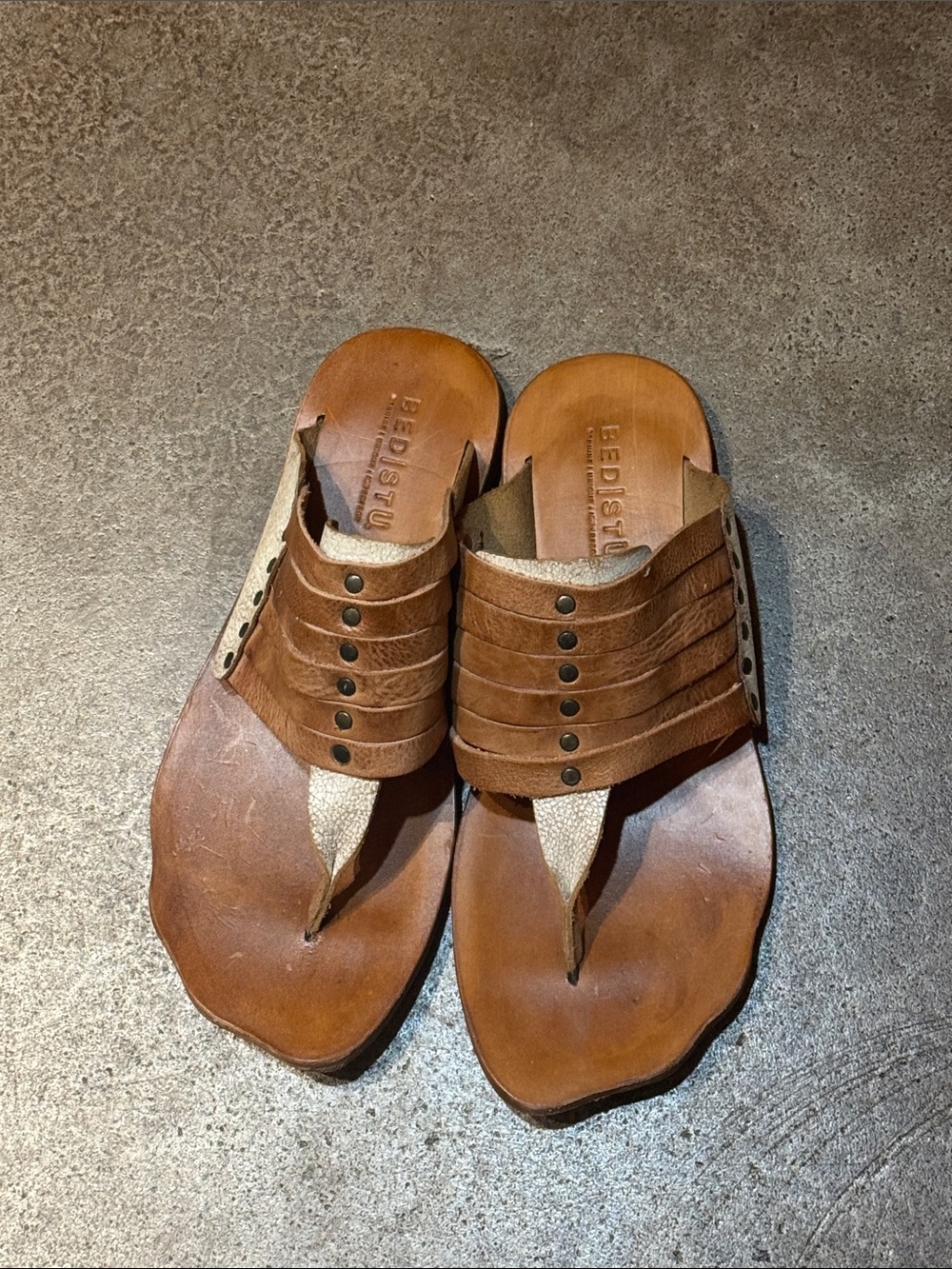 Bed Stu Nemesis Leather Thong Sandals